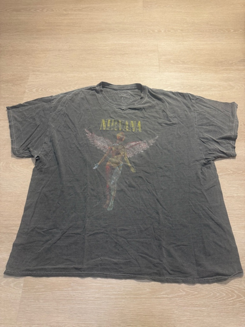 Vintage Nirvana Distressed Band Tee